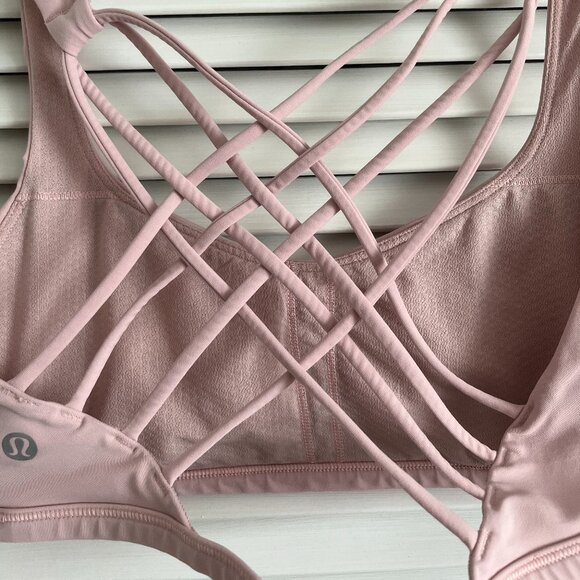 Lululemon Free To Be Bra (Wild) pink size 8 rare - Picture 7 of 9